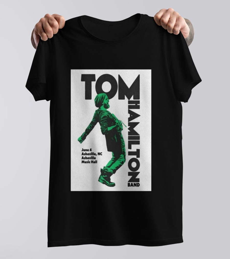 Tom Hamilton Band Asheville NC June 4 Asheville Music Hall T-Shirt