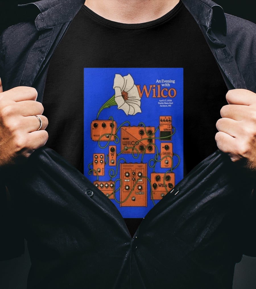 An Evening With Wilco April 27 2026 Thalia Mara Hall Jackson MS T-Shirt
