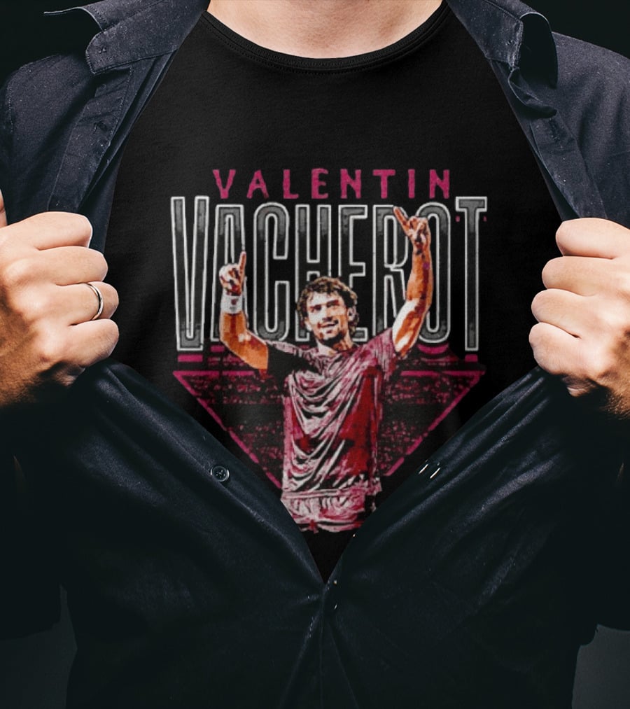 Valentin Vacherot Tennis Player Celebration T-Shirt