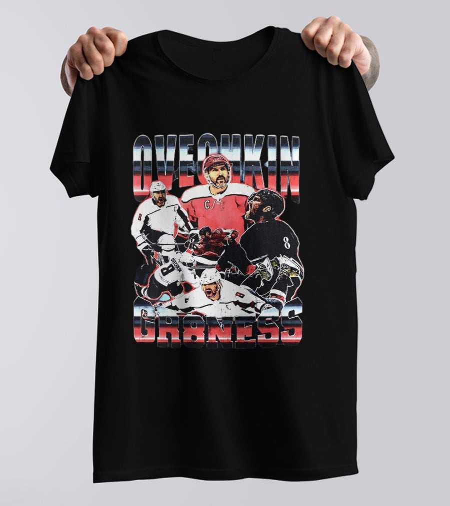 Ovechkin Greatness Washington Capitals Hockey C Captain Number 8 T-Shirt