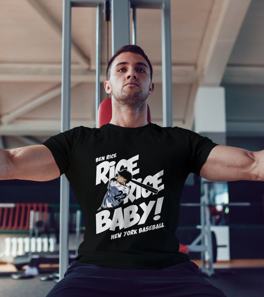 Ben Rice Rice Rice Baby New York Baseball T-Shirt