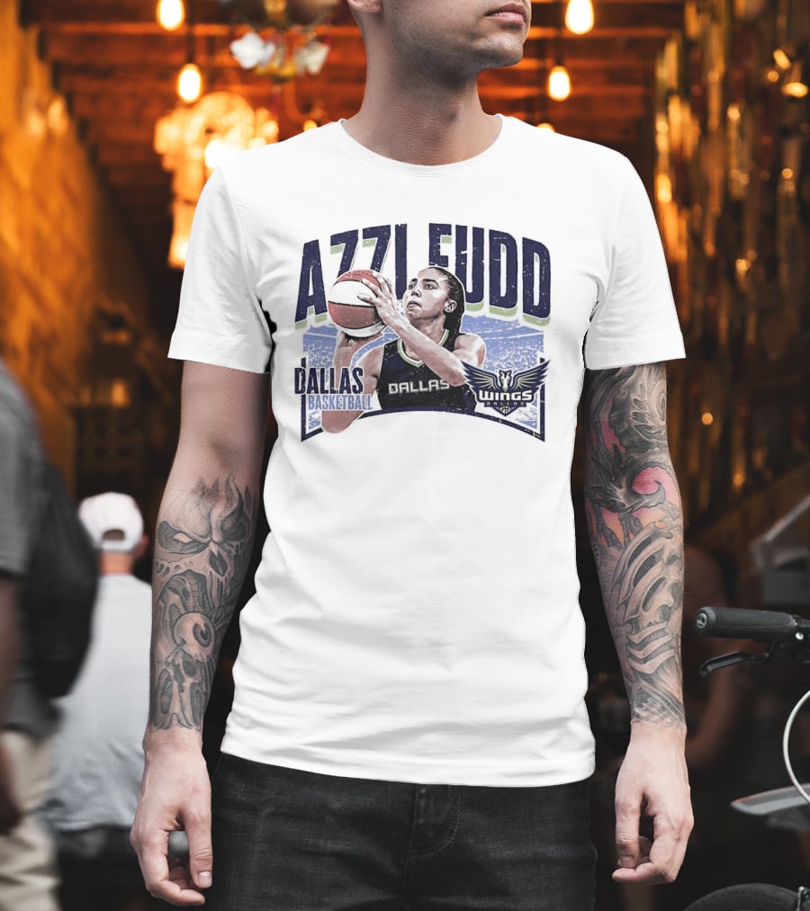 Azzi Fudd Dallas Wings Basketball WNBA T-Shirt