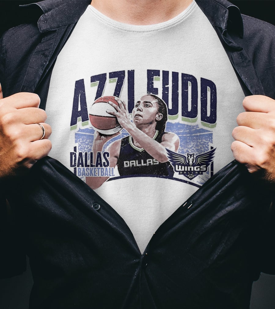 Azzi Fudd Dallas Wings Basketball WNBA T-Shirt