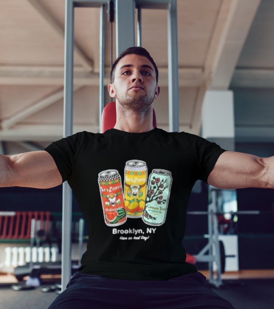 Drinkarizona Black Big Cans In Bin T-Shirt