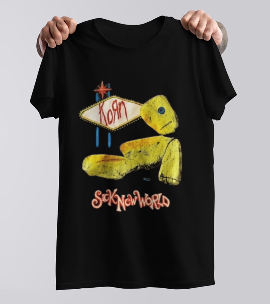 Korn Sick New World 2026 Las Vegas Voodoo Doll April 25 Event T-Shirt