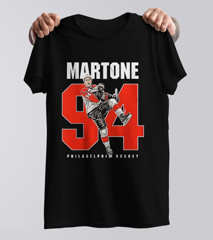 Martone 94 Philadelphia Hockey Player Flyers NHL T-Shirt