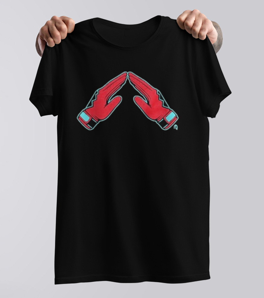Arizona Diamondbacks Red Glove Gesture T-Shirt