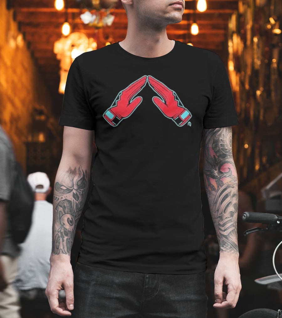 Arizona Diamondbacks Red Glove Gesture T-Shirt