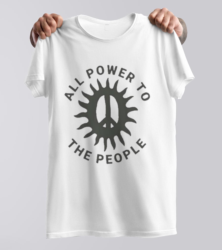 All Power To The People Peace Symbol Hayley Williams T-Shirt