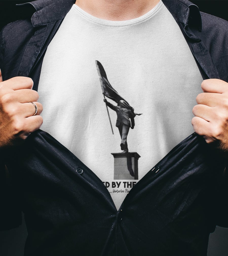 Banksy Blinded By The Flag London Statue T-Shirt