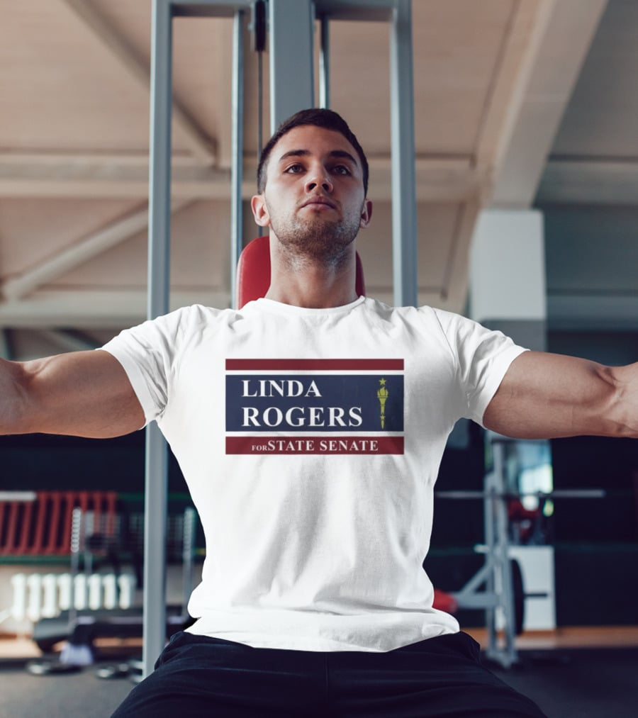 Linda Rogers For State Senate Torch T-Shirt