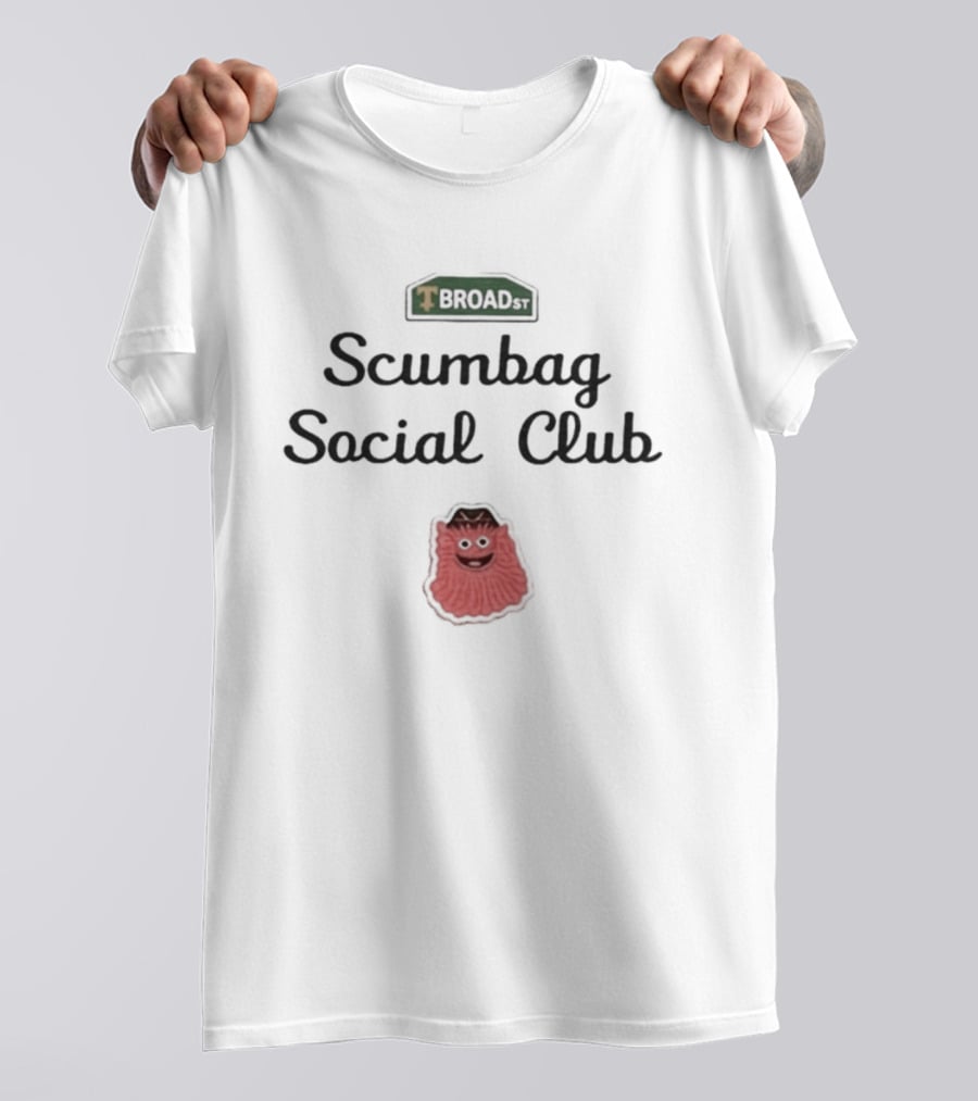 Broad Street Scumbag Social Club Red Smile Creature T-Shirt