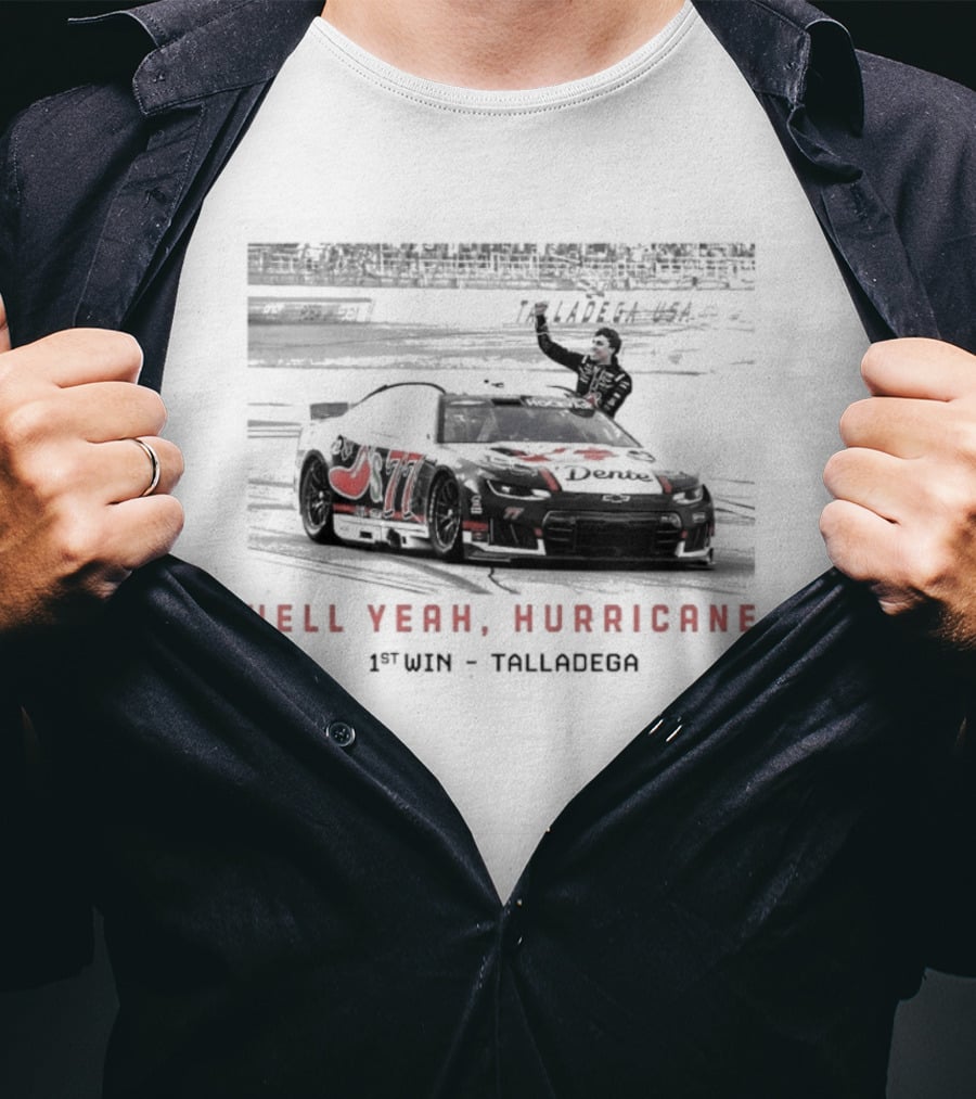 Carson Hocevar Hell Yeah Hurricane Talladega Win Number 42 Racing T-Shirt