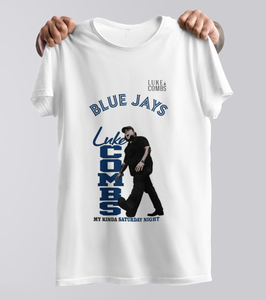 Blue Jays Luke Combs Saturday Night Toronto 2026 Tour Concert T-Shirt