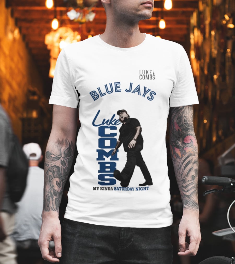 Blue Jays Luke Combs Saturday Night Toronto 2026 Tour Concert T-Shirt