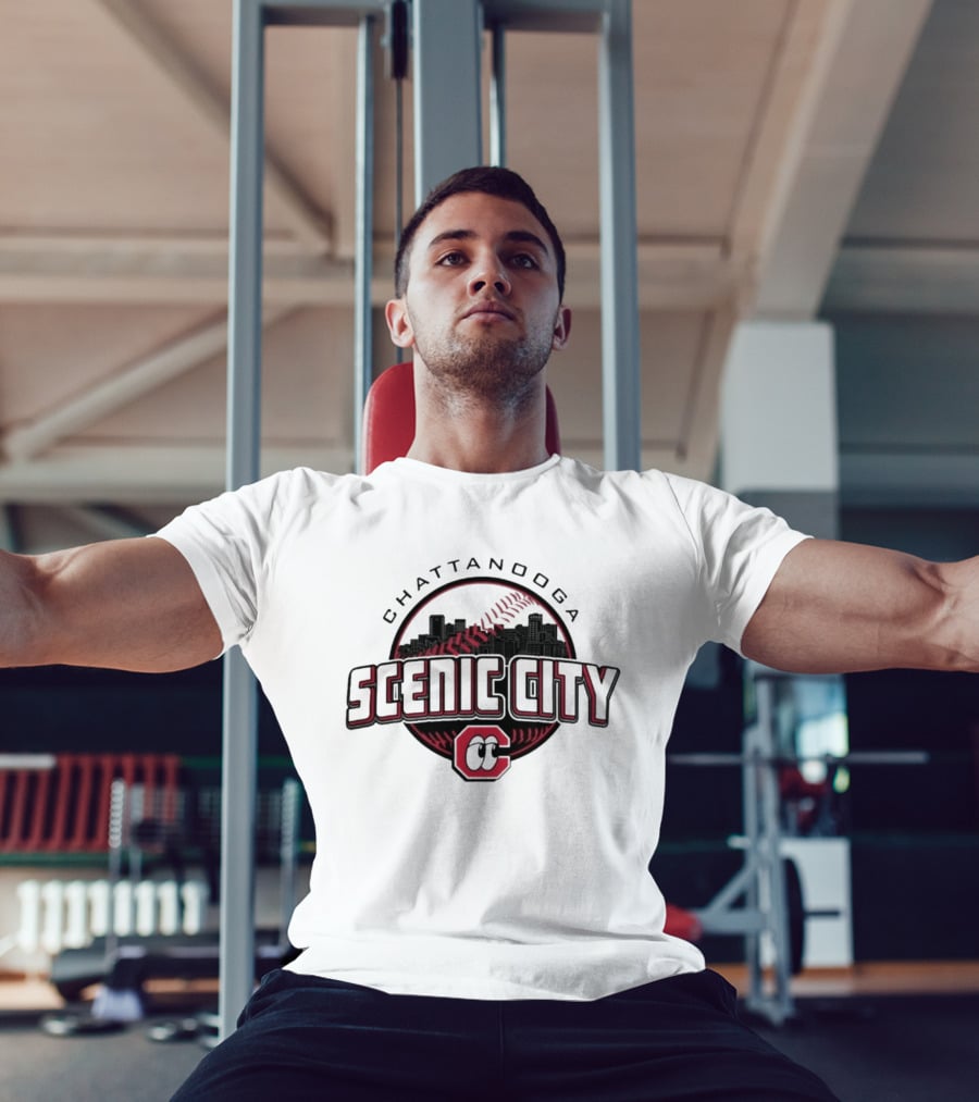 Chattanooga Scenic City Baseball CC Skyline T-Shirt