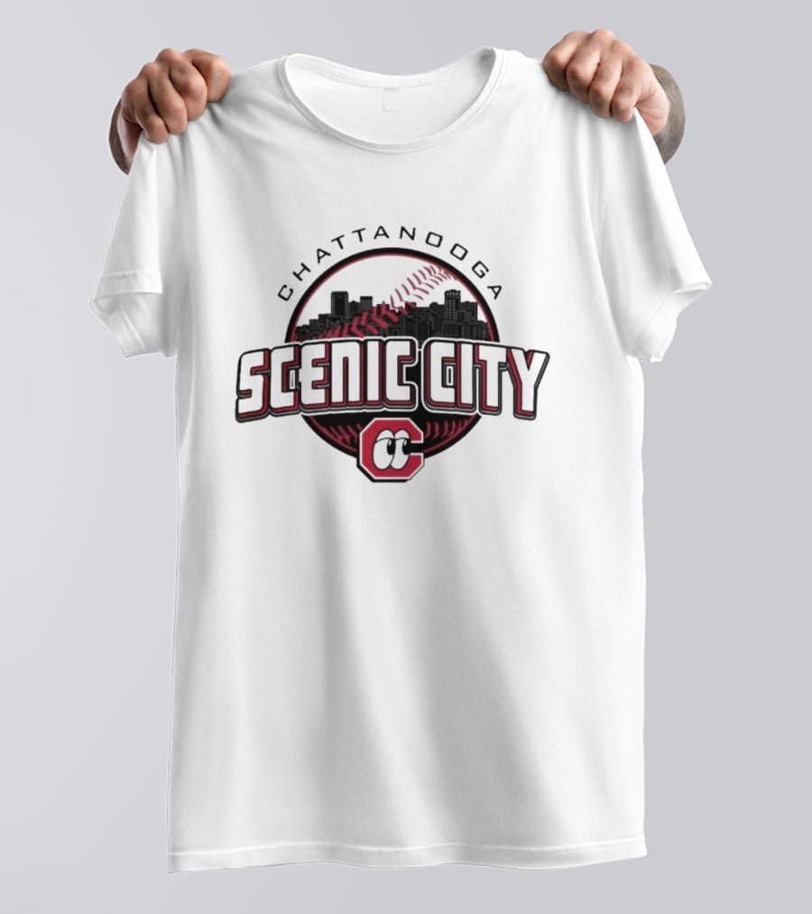 Chattanooga Scenic City Baseball CC Skyline T-Shirt