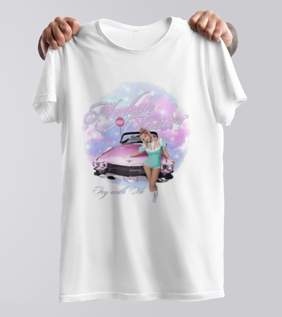 Meghan Trainor 50s Style Pink Car Toy With Me T-Shirt