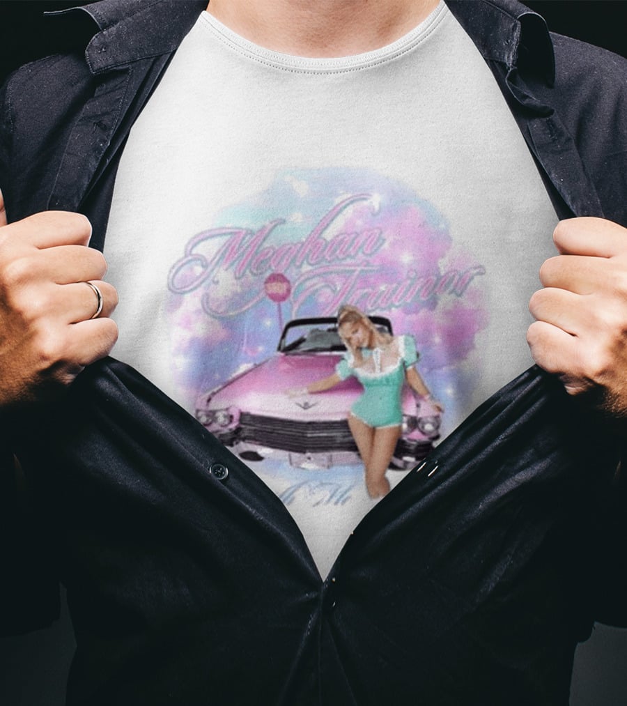 Meghan Trainor 50s Style Pink Car Toy With Me T-Shirt