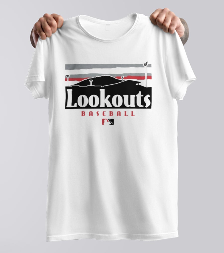 Chattanooga Lookouts Baseball Stadium Sky T-Shirt