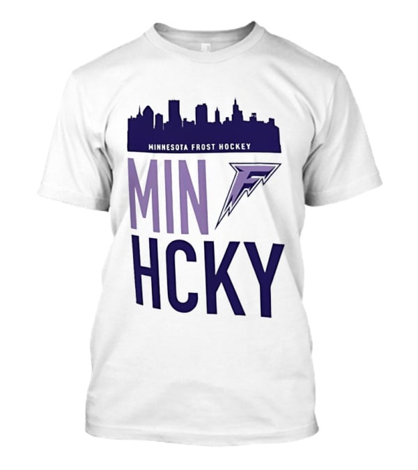 Minnesota Frost Hockey Skyline MVP MIN HCKY F T-Shirt