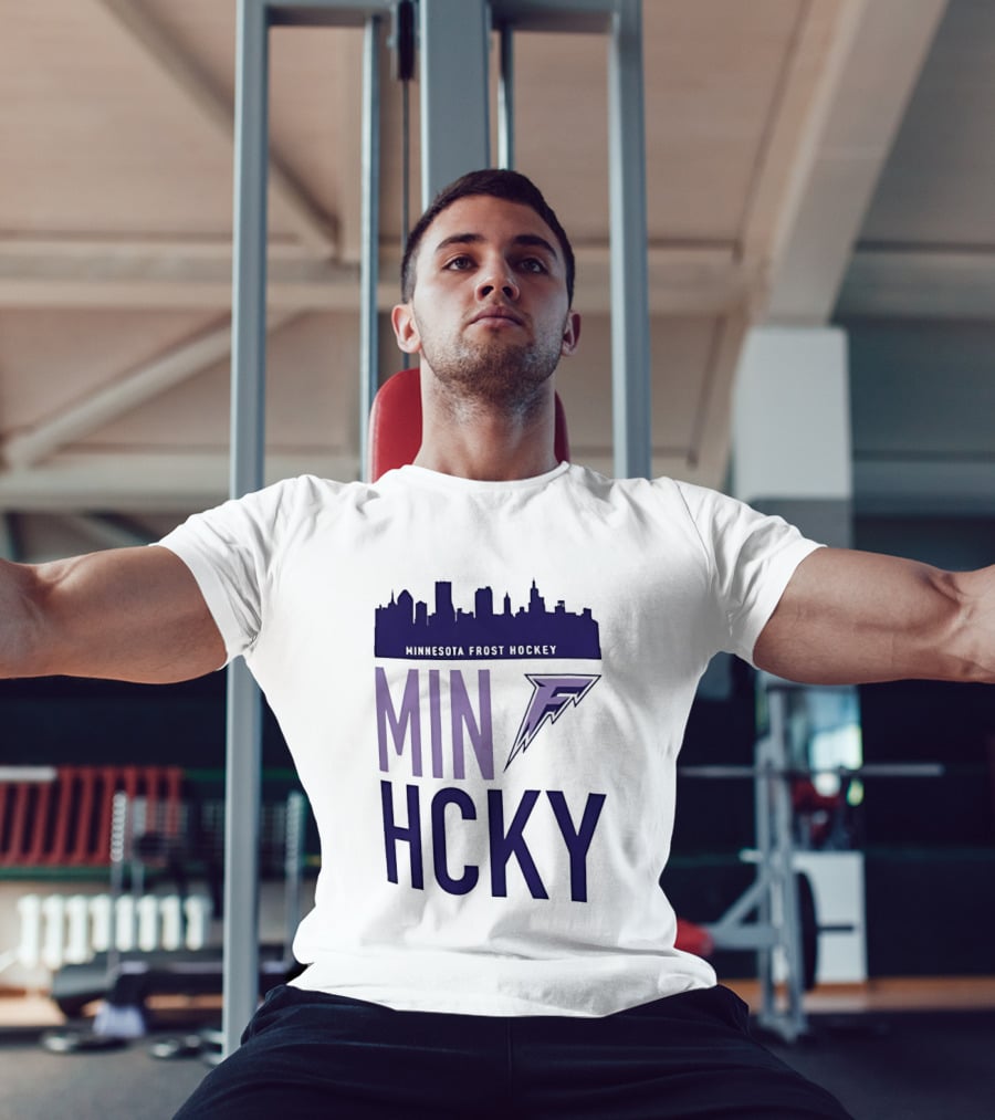 Minnesota Frost Hockey Skyline MVP MIN HCKY F T-Shirt