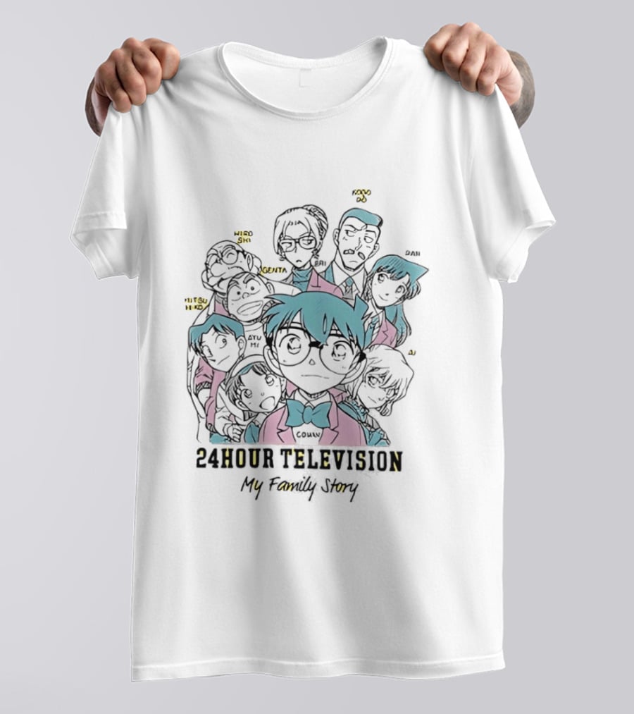 24hour Television Conan Edogawa My Family Story T-Shirt