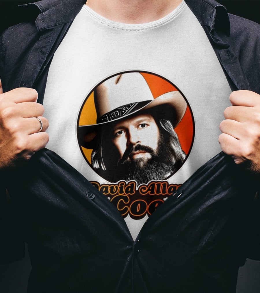 David Allan Coe Memories Legend RIP Cowboy Hat T-Shirt