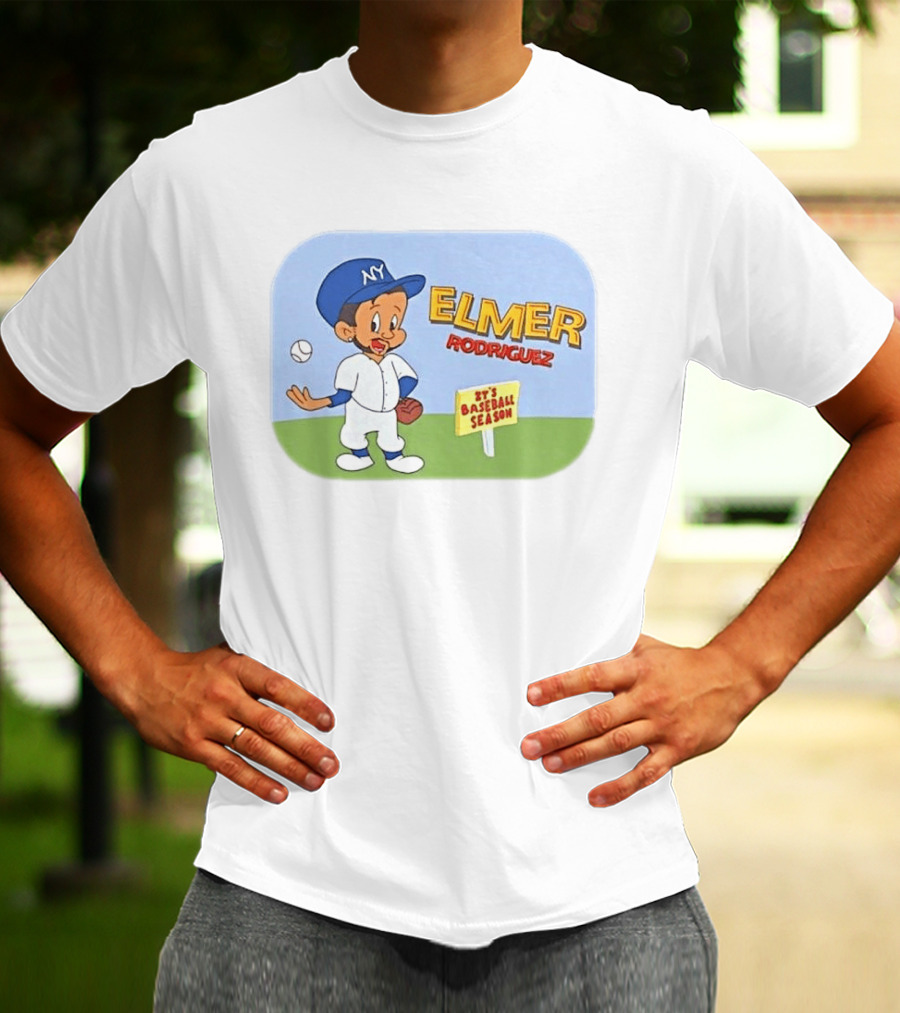 Elmer Rodriguez NY It's Baseball Season Yankees T-Shirt