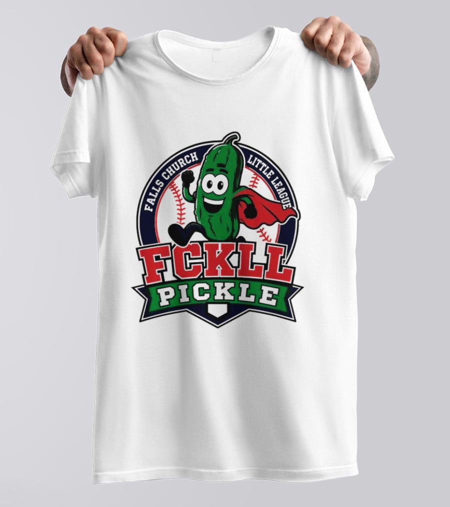 Falls Church Little League FCKLL Pickle Fundraiser Superhero T-Shirt