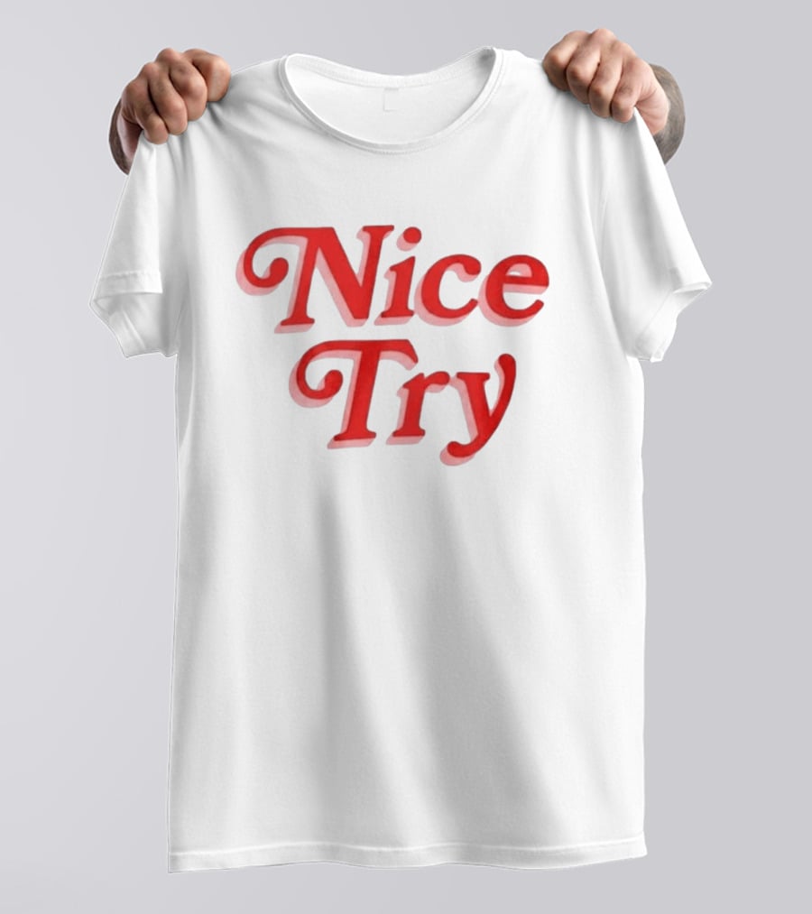 Nice Try Rose Burnout T-Shirt