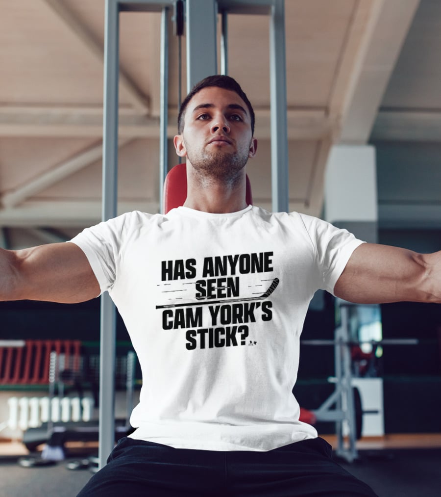 Has Anyone Seen Cam York's Stick Fun Hockey Question T-Shirt