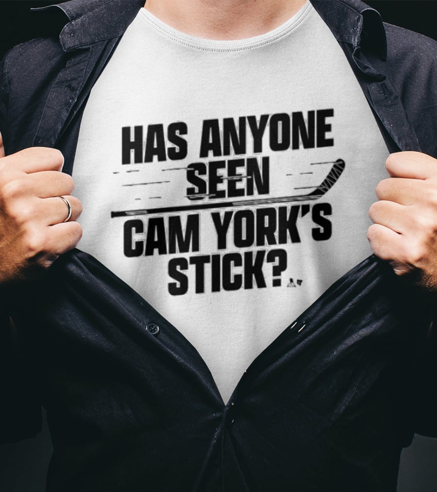 Has Anyone Seen Cam York's Stick Fun Hockey Question T-Shirt