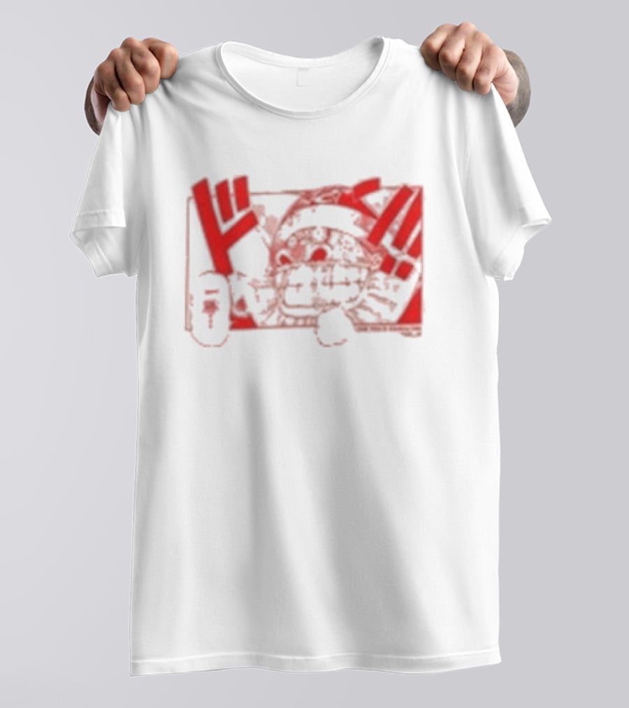 Shonen Jump One Piece Giants Story Luffy Iwara Kaizoku Anime Manga T-Shirt
