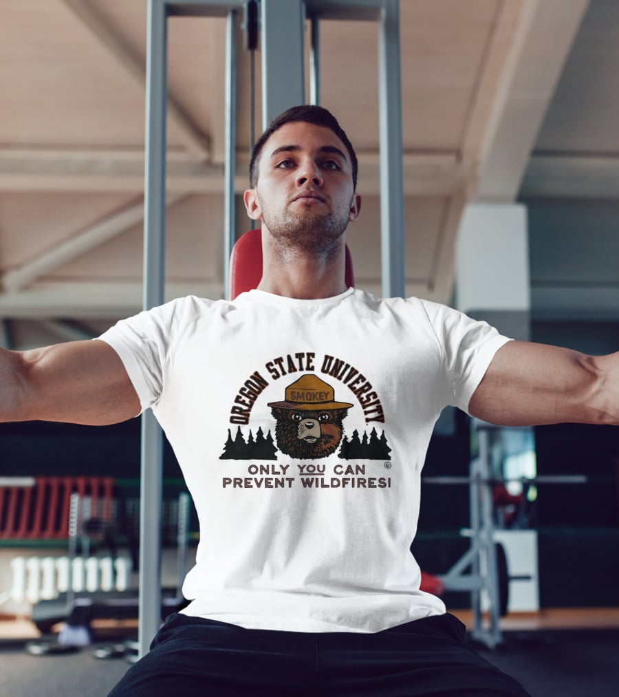 Oregon State University Smokey Bear Only You Can Prevent Wildfires T-Shirt