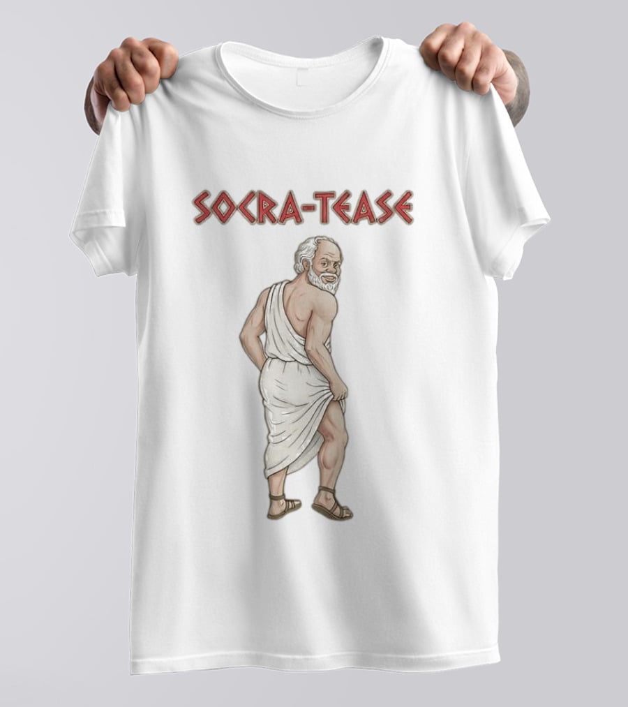 Socrates Tease Philosopher Humor Classic Greek T-Shirt