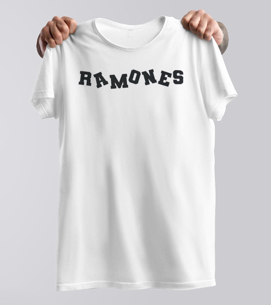 Ramones Official Band Name T-Shirt