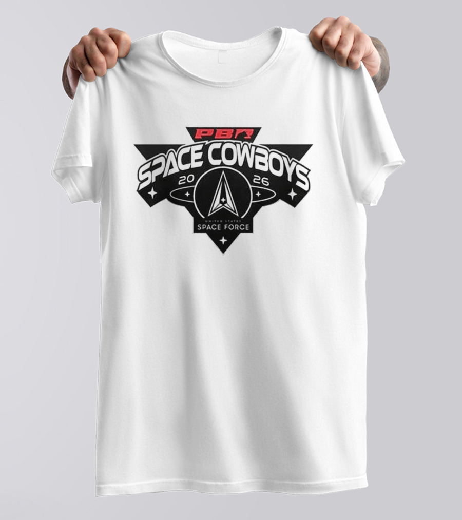 Tim McGraw Air Force Falcons PBR 2026 Space Cowboys T-Shirt
