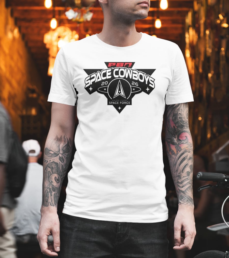 Tim McGraw Air Force Falcons PBR 2026 Space Cowboys T-Shirt