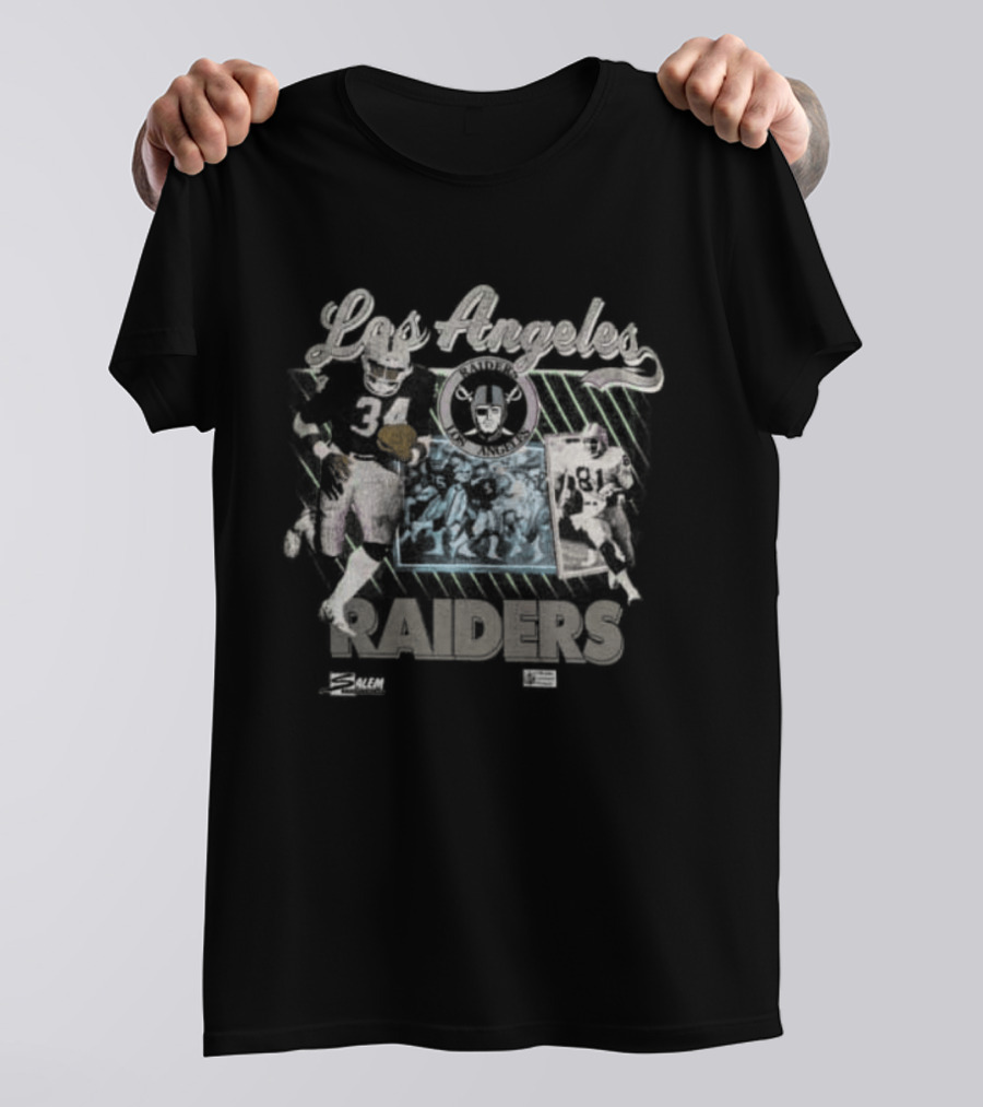 Los Angeles Raiders Bo Jackson Tim Brown 1990 T-Shirt