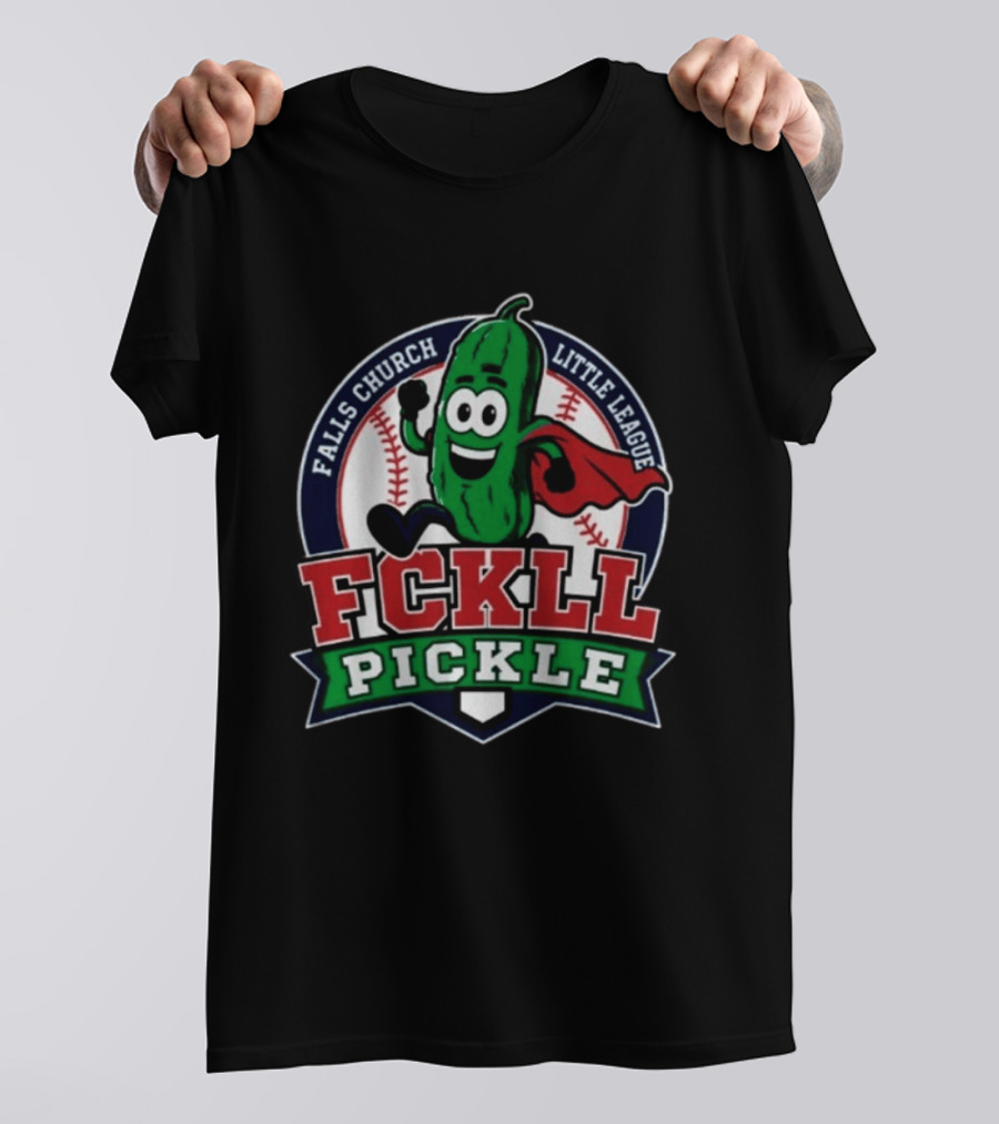 Falls Church Little League FCKLL Pickle Fundraiser Baseball T-Shirt