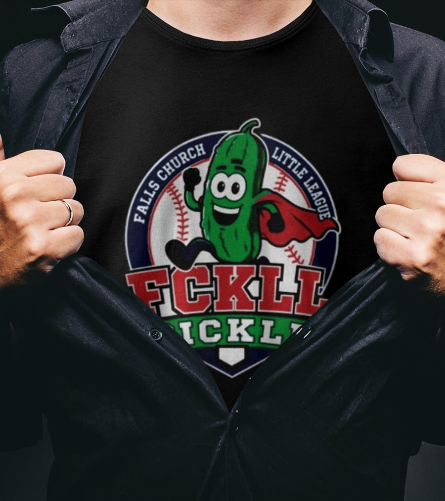 Falls Church Little League FCKLL Pickle Fundraiser Baseball T-Shirt