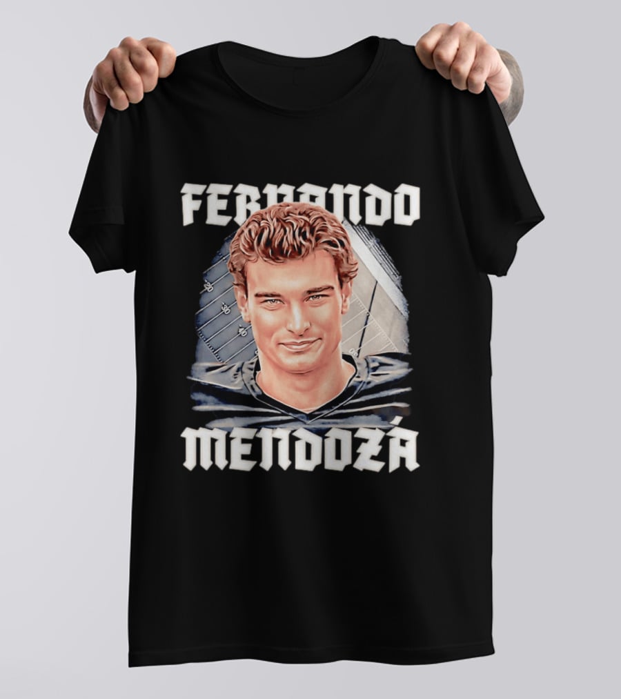 Fernando Mendoza Las Vegas Raiders Raider Nation Quarterback T-Shirt