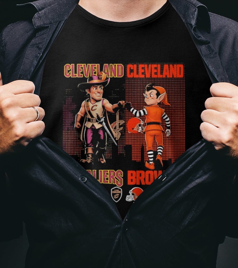 Cleveland Cavaliers On Saturdays Cleveland Browns On Sundays T-Shirt