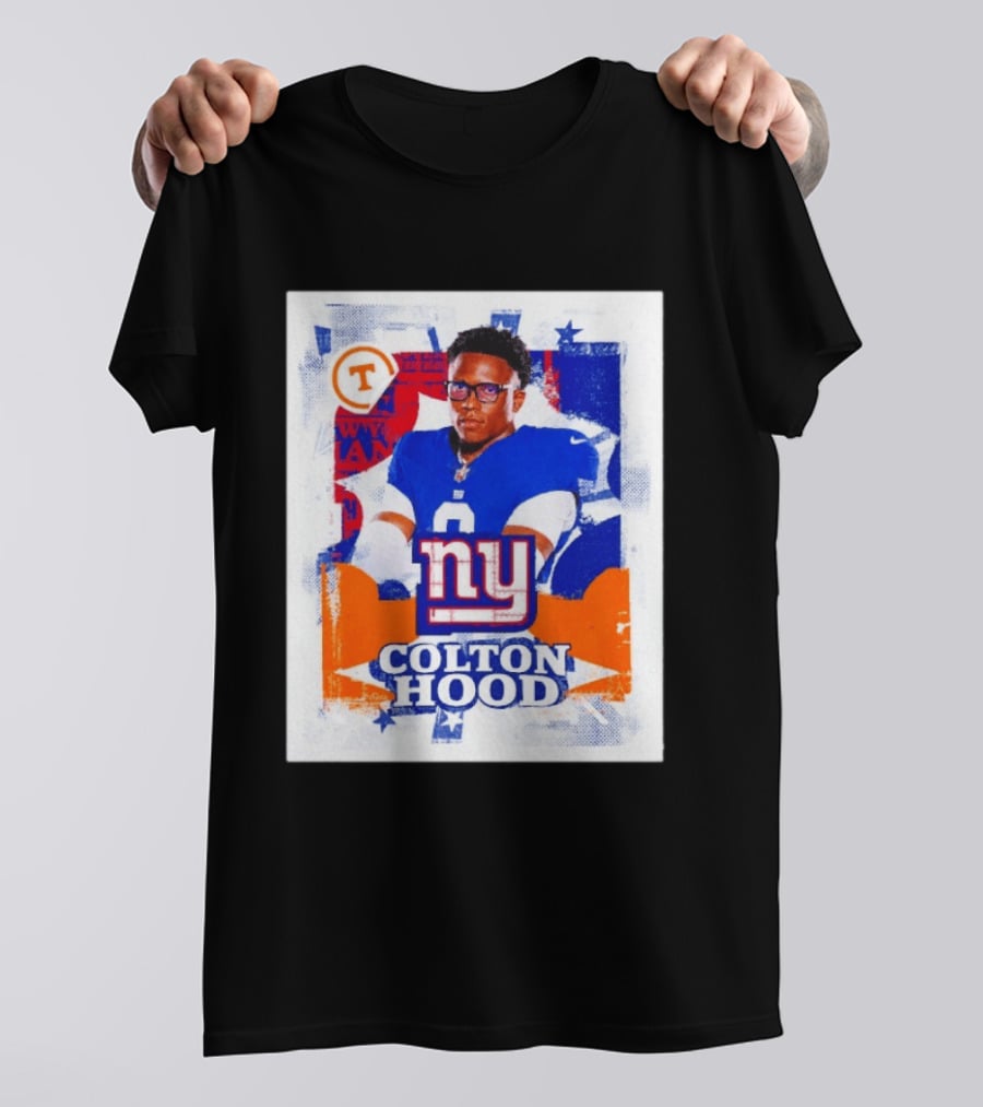 Colton Hood New York Giants 2026 Draft NY Giants Football T-Shirt