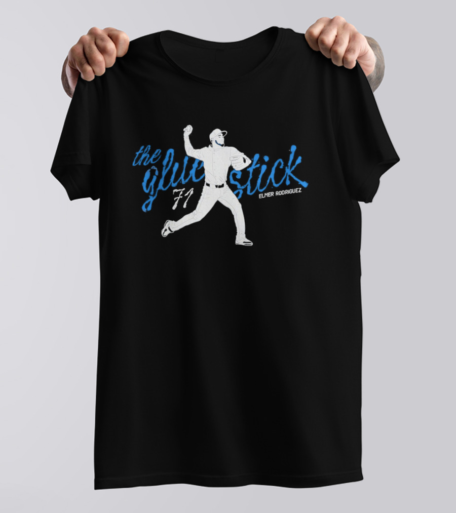 Elmer Rodriguez The Glue Stick 71 New York Yankees T-Shirt