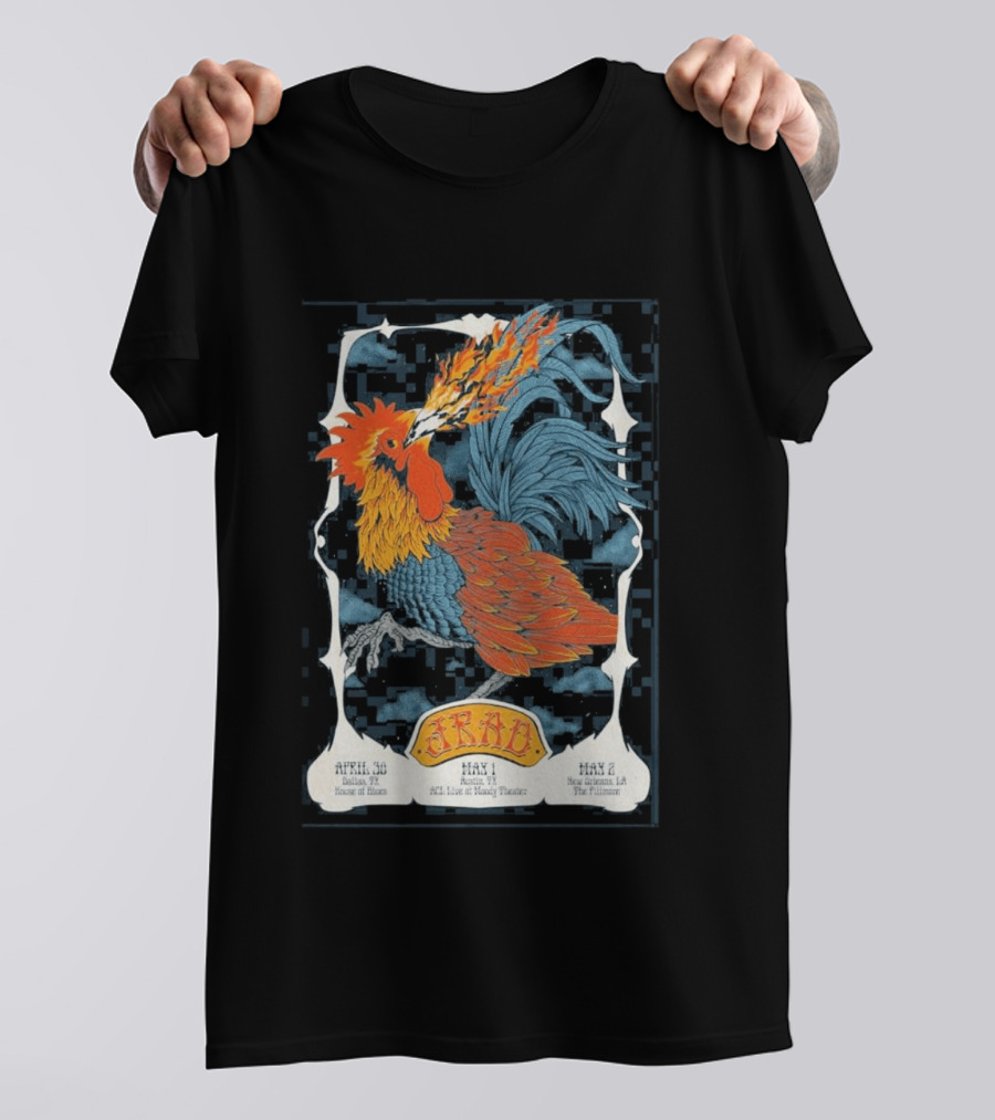 Joe Russo's Almost Dead Rooster Tour April 30 Dallas 2026 House Of Blues T-Shirt