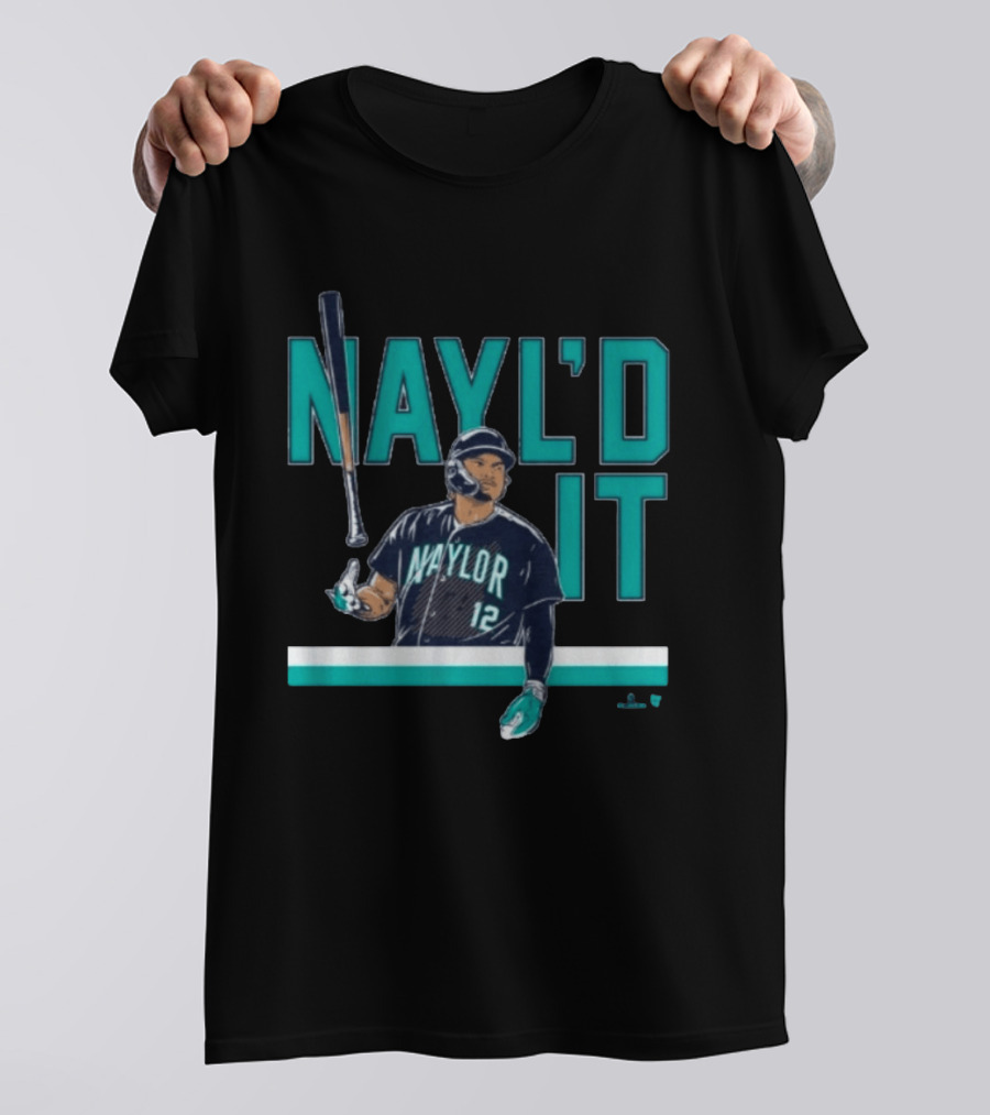 Josh Naylor Nayl'd It Bat Flip Baseball Player Number 12 T-Shirt
