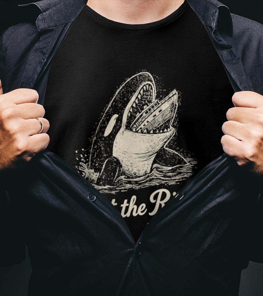 Eat The Rich Killer Whale Boat T-Shirt