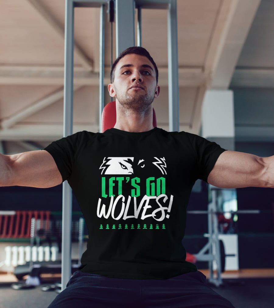Let's Go Wolves Minnesota Timberwolves Basketball Team Excitement T-Shirt